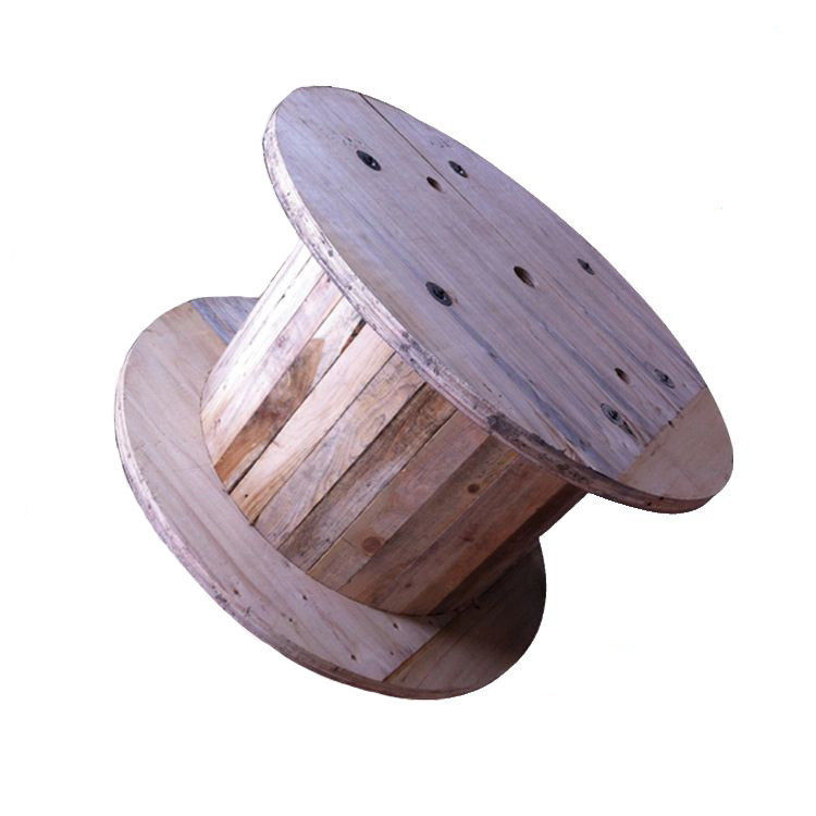 4 Wege Holzkabelrolle Runde Große Holzkabelrolle für Kabel verwendet