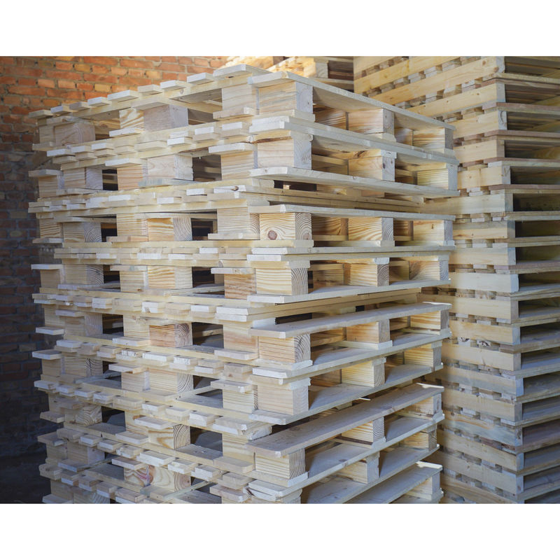 Wärmebehandelte Paletten aus Holz, Sperrholz, Euro-Standard-Paletten für Transport und Lagerung
