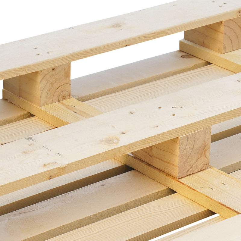 Wärmebehandelte Paletten aus Holz, Sperrholz, Euro-Standard-Paletten für Transport und Lagerung