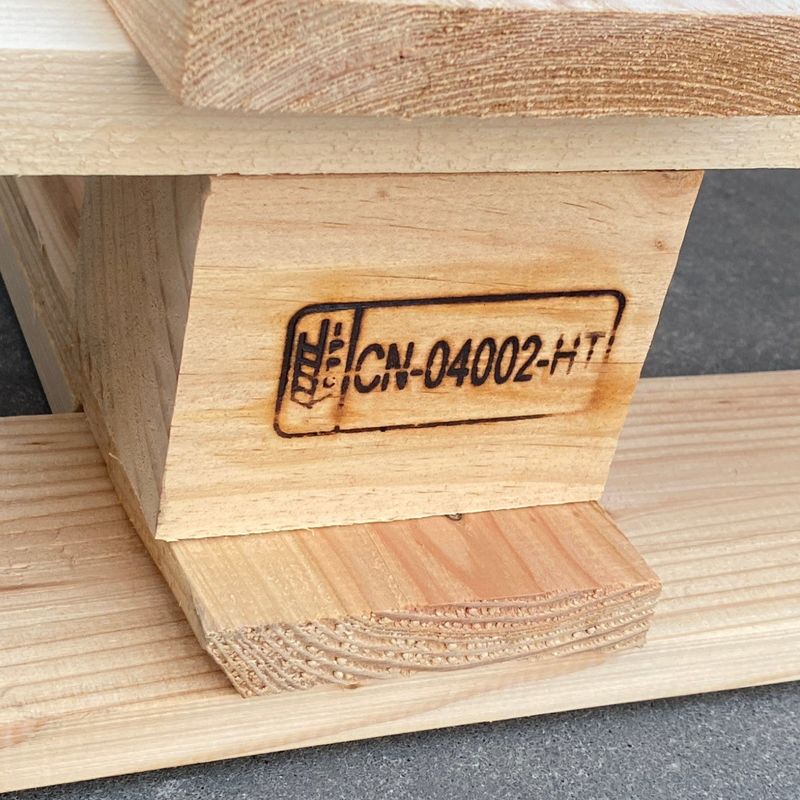 Doppelgesicherte Holz-Euro-Paletten Vierwege-Holzpaletten für Lieferung Logistiktransport