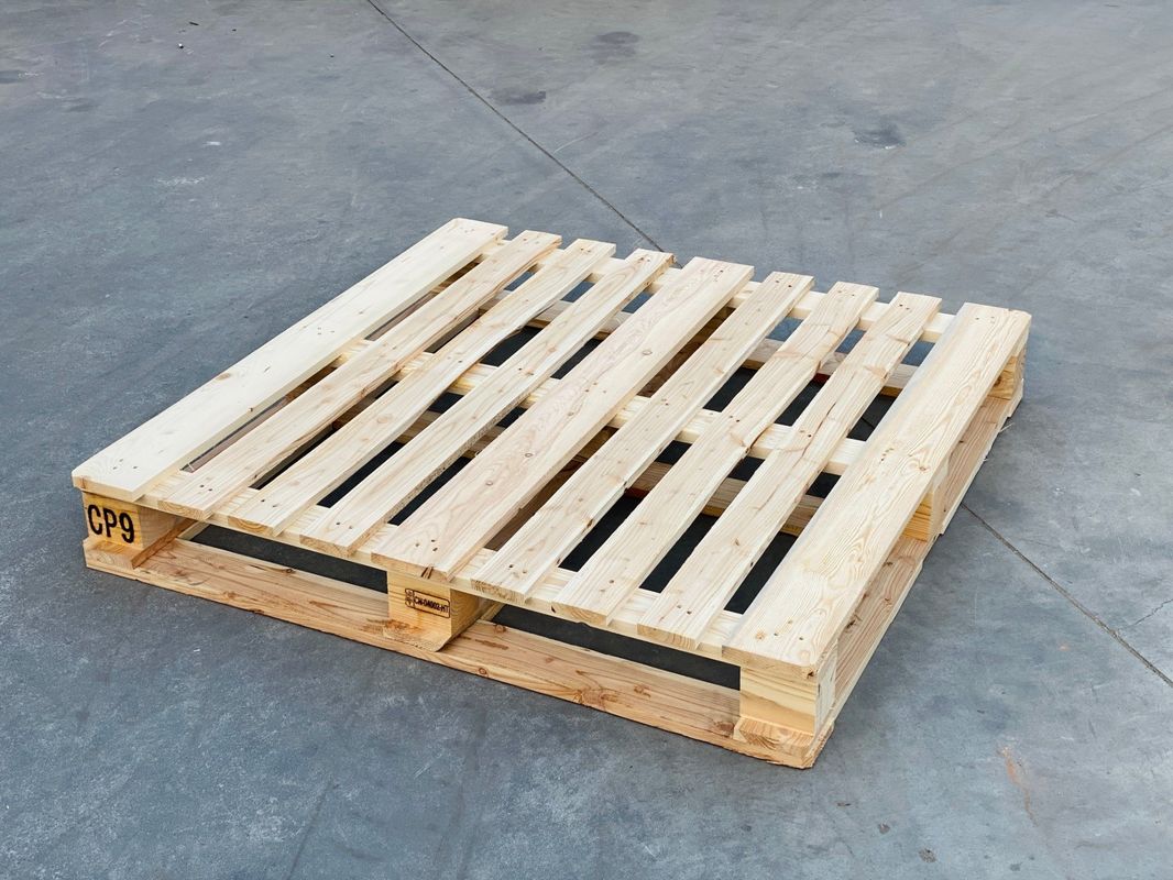 Doppelgesicherte Holz-Euro-Paletten Vierwege-Holzpaletten für Lieferung Logistiktransport
