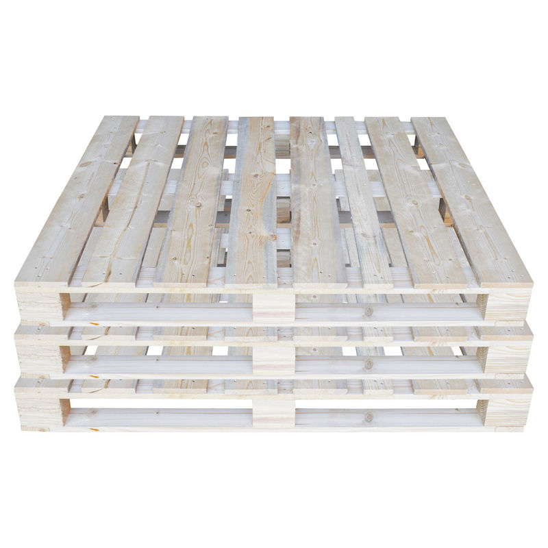 Aufbewahrung 4-Wege-Eingang Holzpaletten Euro-Öko-freundliche befeuchtete Paletten für den Export
