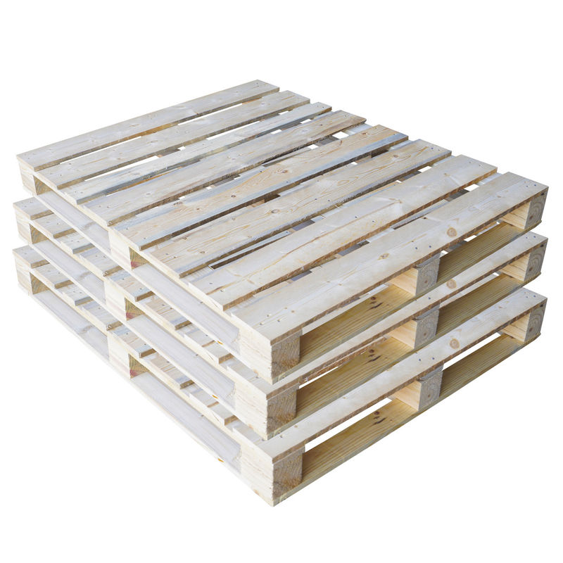 Aufbewahrung 4-Wege-Eingang Holzpaletten Euro-Öko-freundliche befeuchtete Paletten für den Export