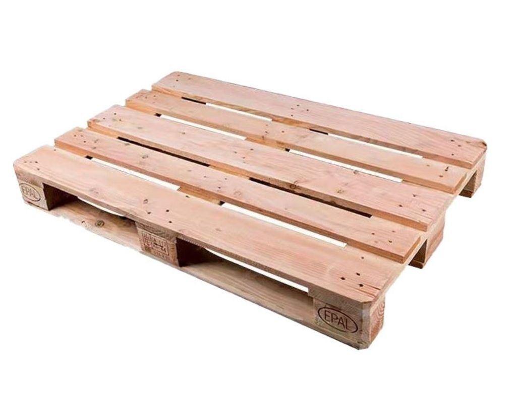 Logistik Lagerung Ispm Wärmebehandelte Paletten Vier Seiten in Gabel Holz Euro-Paletten