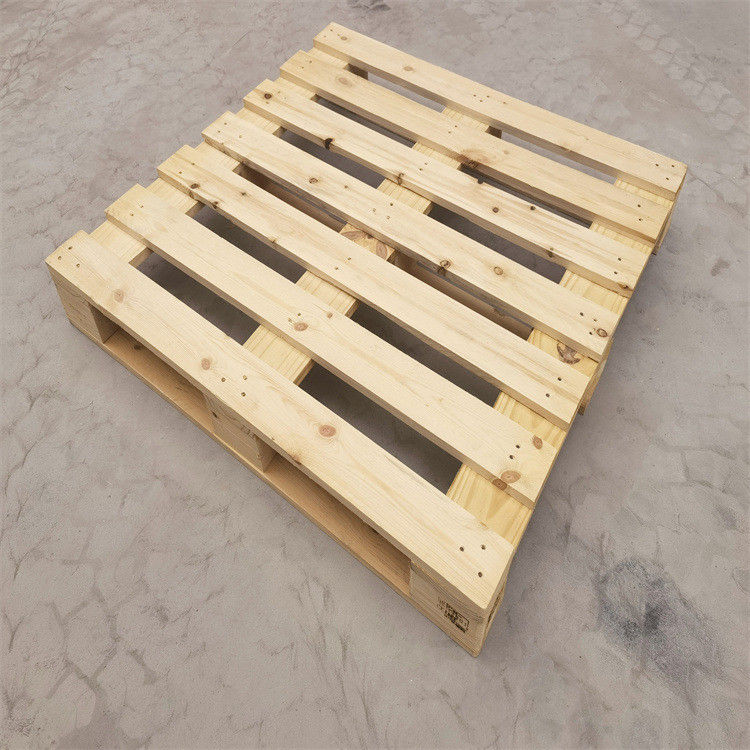 1200 X 1000 X 130 mm 4 Wege Holzpaletten Starke Struktur Euro Epal Massivholzpaletten