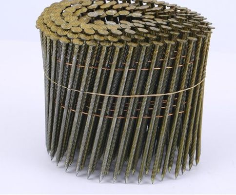 Guter Preis Pallet Coil Drahtnagel Gelb Zink Weiß Pallet Schraube Schank Coil Nagel Online