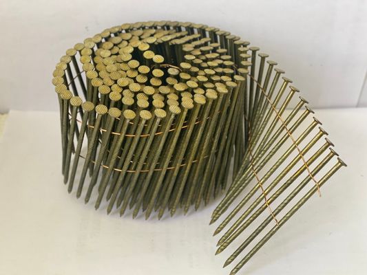 Guter Preis Gelb galvanisierte Spulen Nägel für die Pallettenholzkonstruktion Online