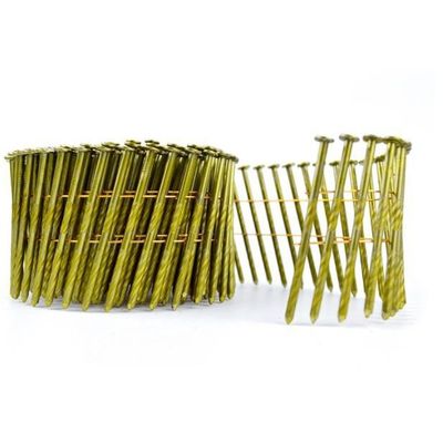 Guter Preis 15 Grad galvanisierte Spulen Nagel glatt verdrehte Schraube Spiral-Riegel 3 4 Spulen Dachnagel Online