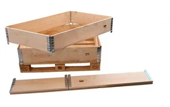 Guter Preis angepasste Dimension Kiste Box Holz Klappbare Standard Palettenkragen Online
